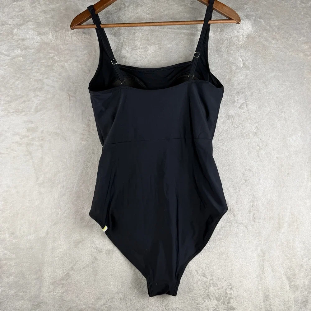Summersalt One Piece Swimsuit Black Size 8 Adjustable Straps